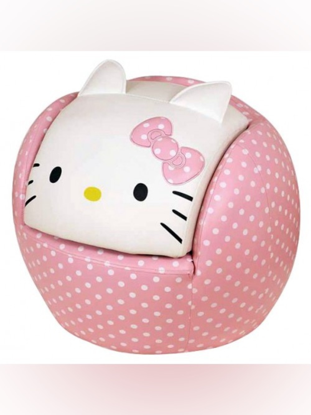 HELLO KITTY CHAIR WITH OTTOMAN